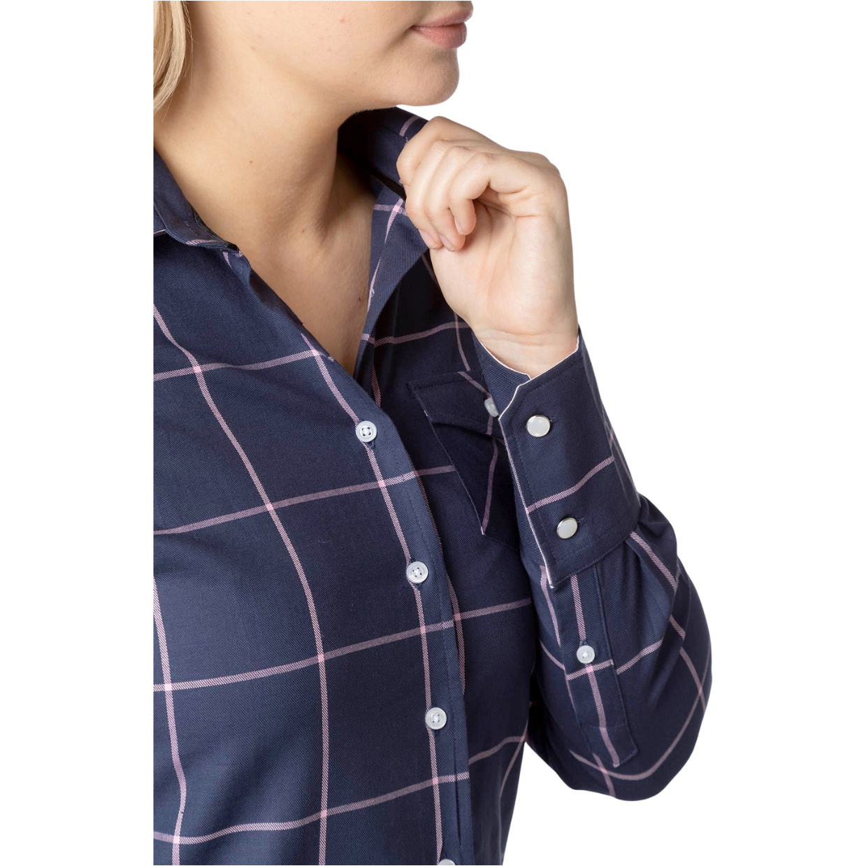 2025 Rydale Womens Hannah Country Shirt 406119 - Laura Navy